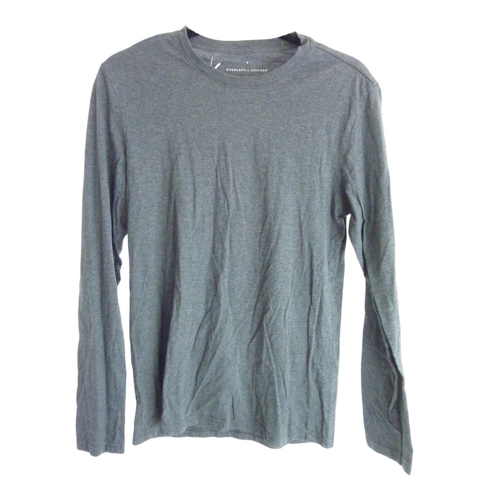 NWT Everlane Gray Long Sleeve Uniform S Men Tee Shirt